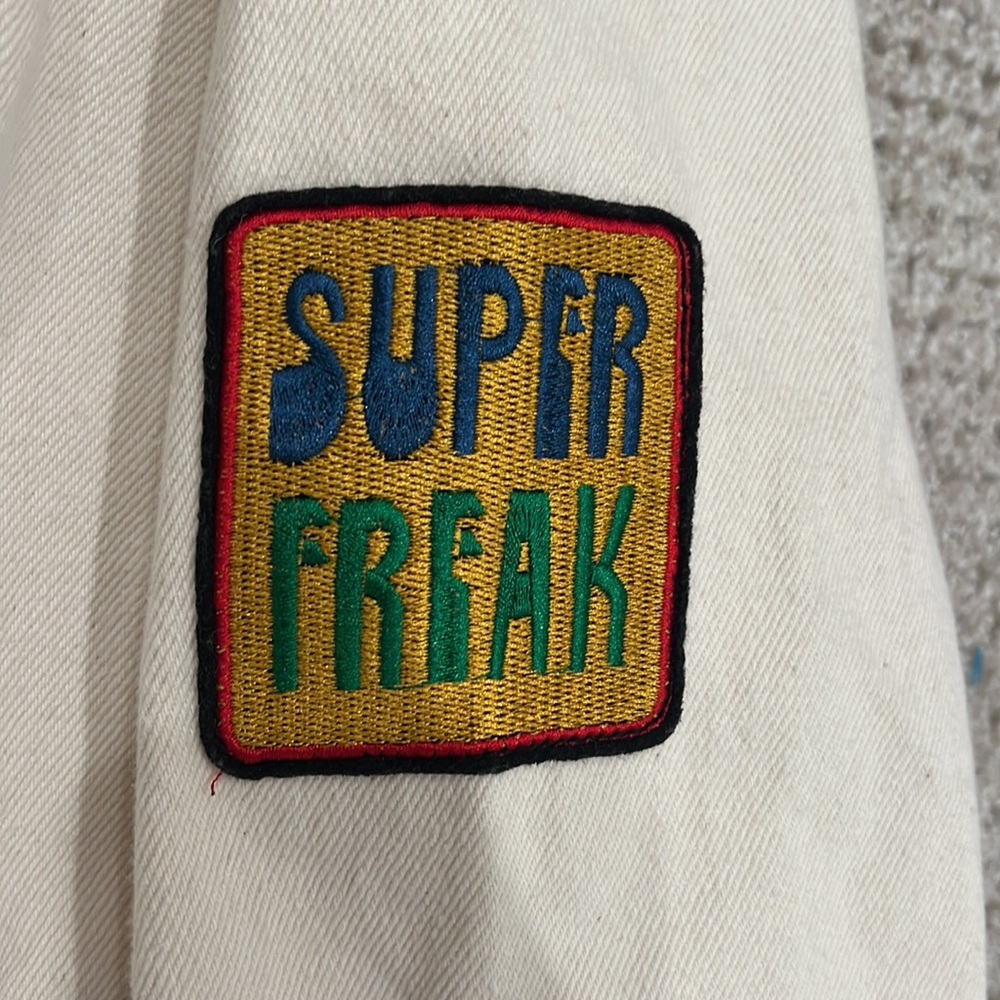 Patchwork Bomber Jacket - image 3